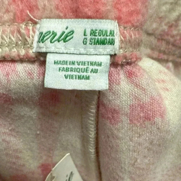 Aerie Snowed In Fleece Jogger Pajama Pants Size Large - Picture 3 of 5